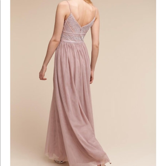 NWT BHLDN x Adrianna Papell Aida Dress in Rose Size 4 - Picture 2 of 10